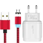 Магнитный зарядный кабель Micro USB QC 3,0, для Samsung Galaxy J5 J3 J7 Prime 2017 2016 2015 J2 Pro 2018 J4 мобильный телефон