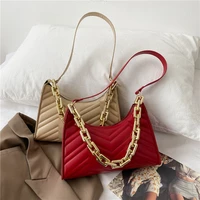 Fashion Check Embossed Handbags New Leather Chain Shoulder Bag 2021 Fashion Texture Shopping Bag Zipper Embossed Underarm Bag