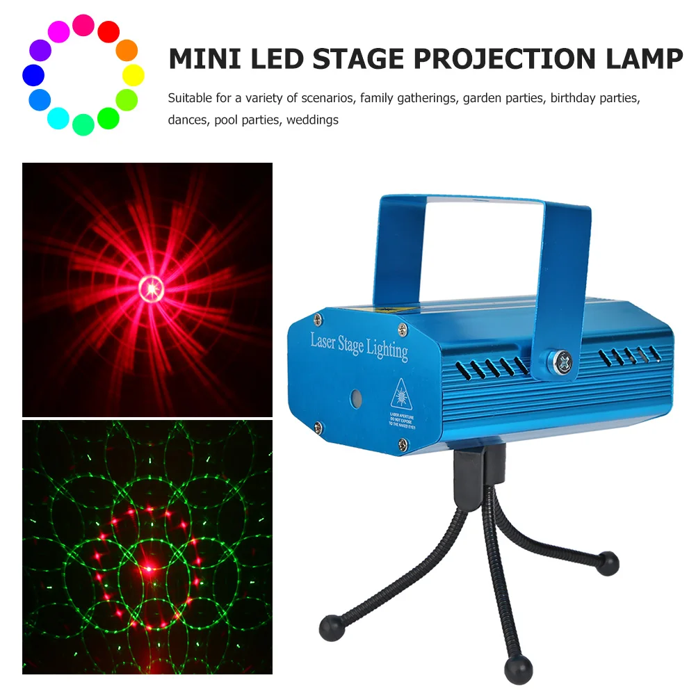 

Starry Sky Laser LED Projector Night Light Sound Control Colorful RGB DJ Disco Stage KTV Bars Snowflake Party Nightclub Lights