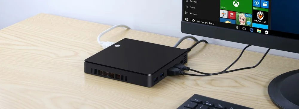 Мини ПК Intel Celeron 1007U Pentium 2117U микро настольный компьютер Windows 10 Gigabit Ethernet 300M WiFi HDMI VGA 5* USB