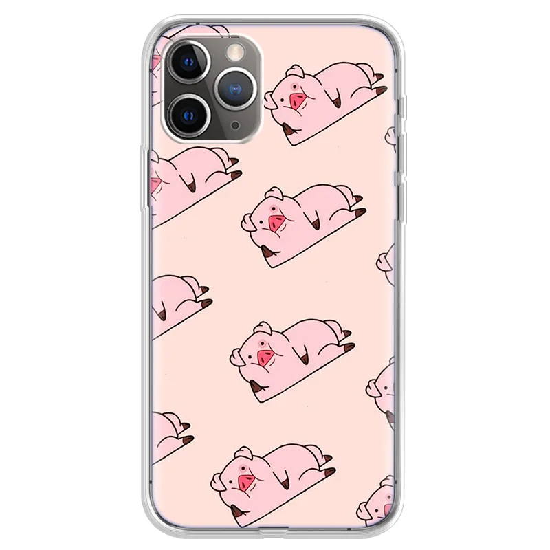 

Funny Pig Case For iPhone 12 Mini 11 Pro X XS Max XR 7 8 6 6S Plus 5 5S SE 2020 Phone Cases Soft Silicone Back Cover Fundas
