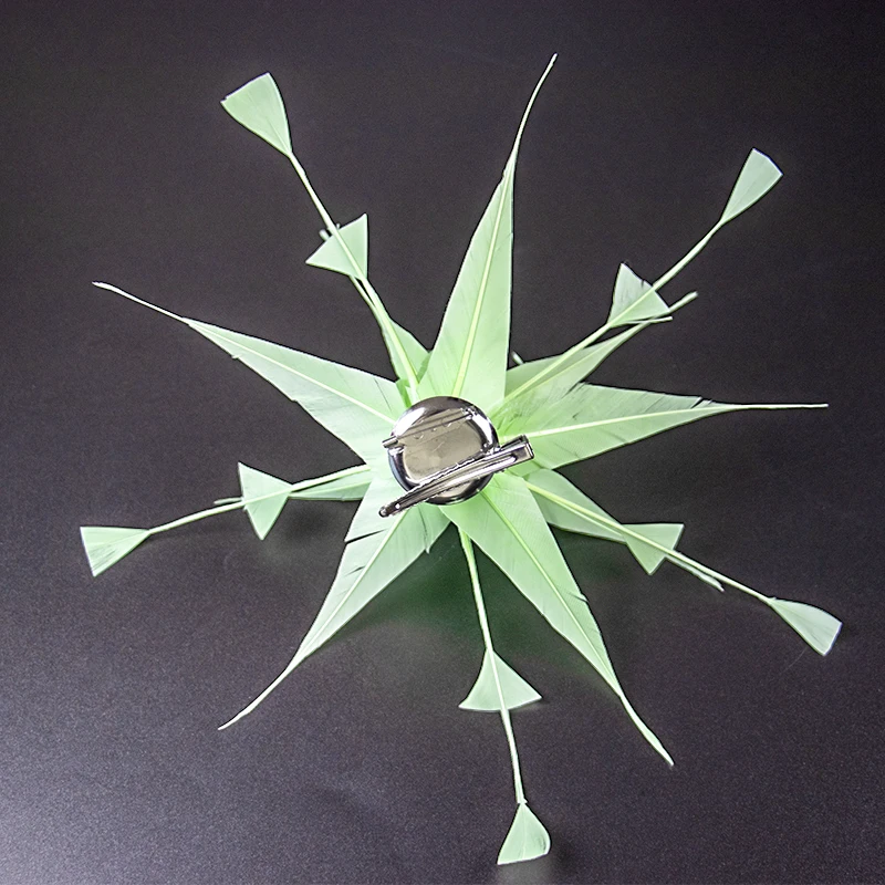 

Bridal Hair Pins /Clip Headdress Accessory /Flower Hyperbole Flax Fascinators Feather 1pc Wedding / Special Occasion Headpiece