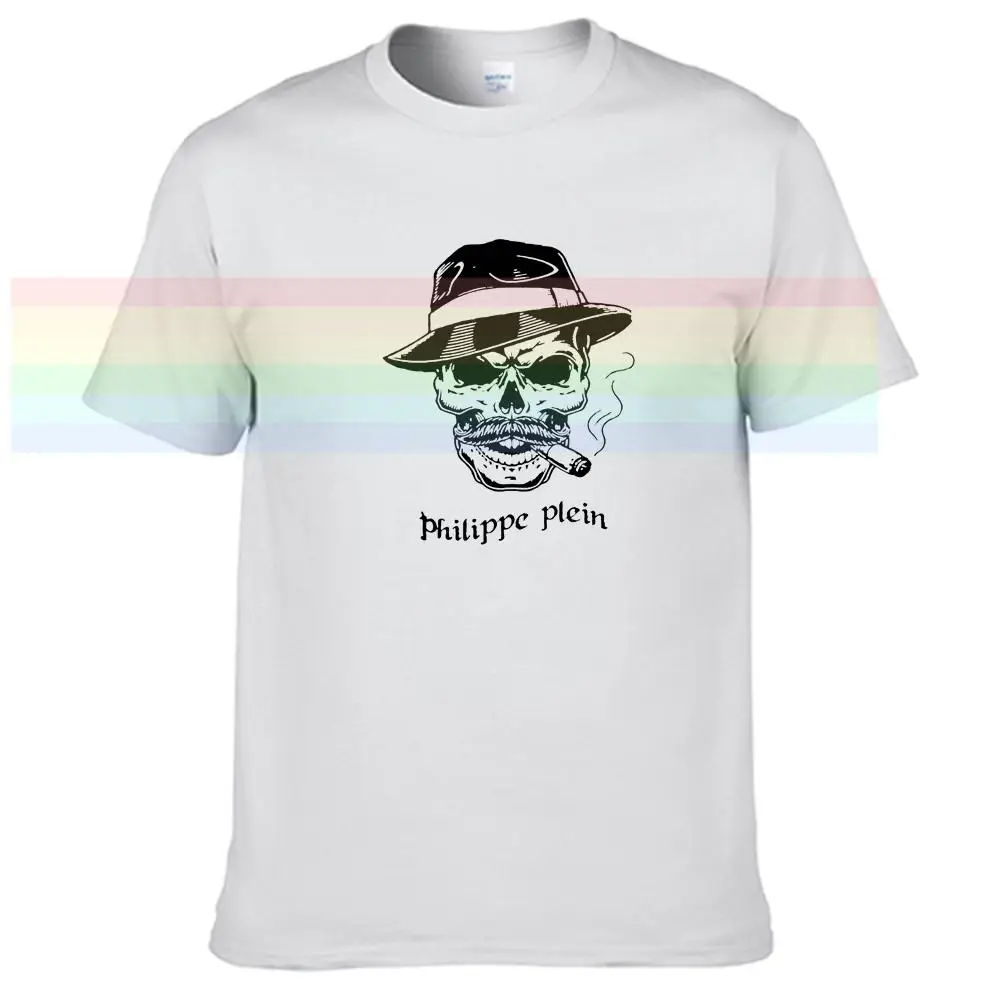 

philipp-plein T Shirt For Men unisex Printed T-shirt Couples T-shirt lovers Cotton Amazing Short Sleeve Tops N048