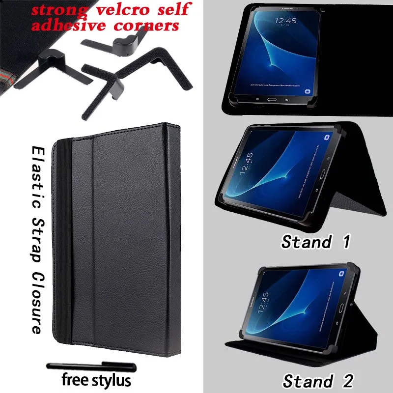 Кожаный чехол подставка для планшета Samsung Galaxy Tab A A6 10 1 T580 T585 (2016)|Чехлы планшетов и