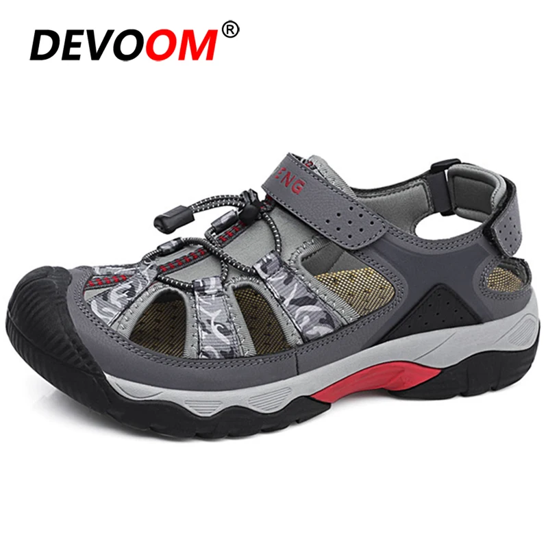 Мужские уличные туристические сандалии Пляжная спортивная обувь с резиновой