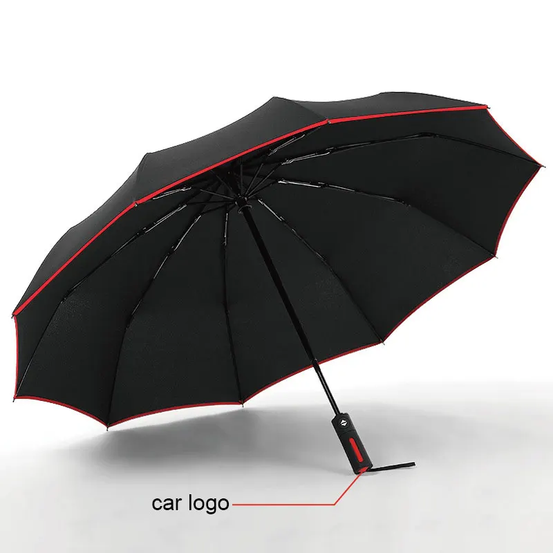 Автомобильный Зонт с логотипом Volkswagen для женщин и мужчин VW Golf Jetta Passat Beetle Tiguan Touran