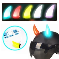 50 hot sales quick release luminous type c charging helmet decoration horn for motorcycle