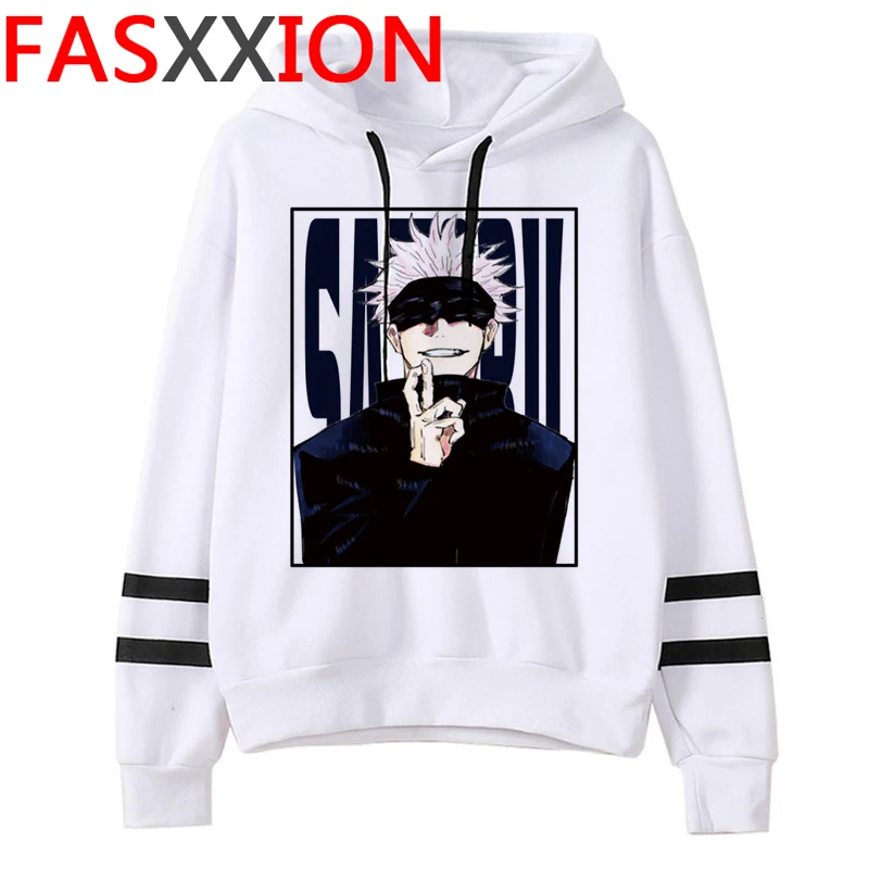 

New Japanese Anime Hoodies Jujutsu Kaisen Graphic Hoodie Gojo Satoru Cartoon Streetwear Harajuku Yuji Itadori Sweatshirts Male