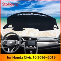 for honda civic 10 20162019 anti slip mat dashboard cover pad sunshade dashmat car accessories 2018 2017 styling covers