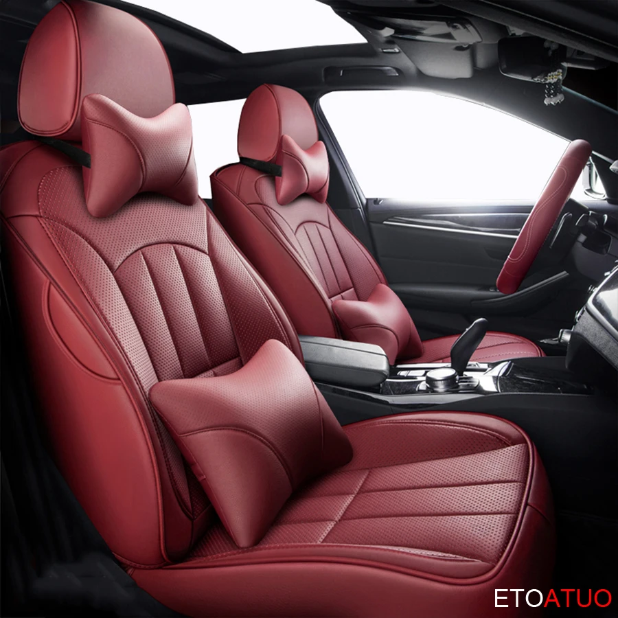 

custom car seat cover for Mercedes Benz ML GLA GLK GLE S E G fortwo forfour GLE AMG GLC SLK car accessories styling car coners