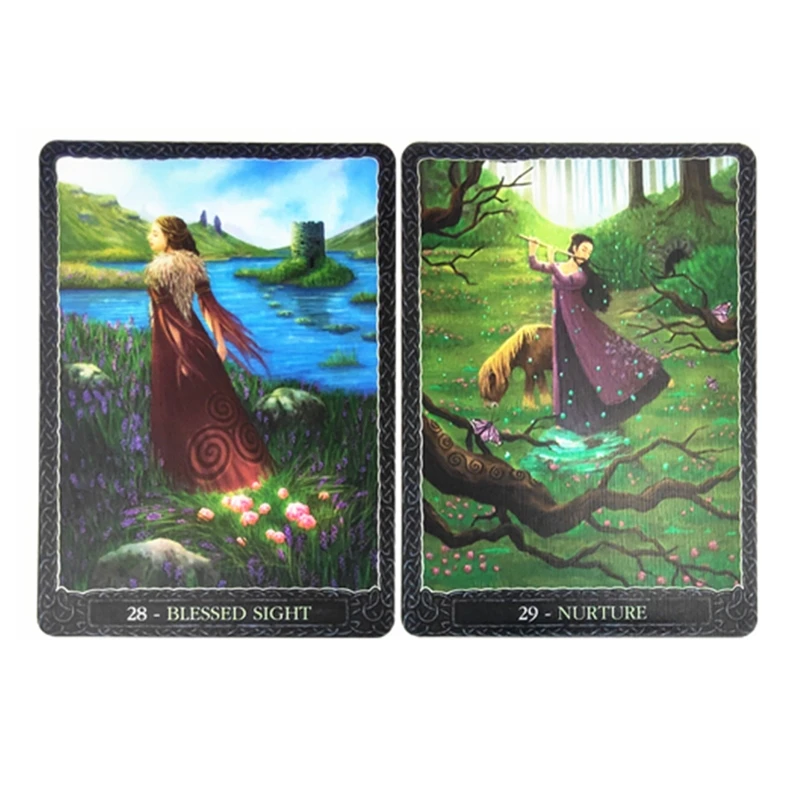 Earth Wisdom Oracle Cards Full English 32 Deck Tarot Fun Party Board Game | Спорт и развлечения