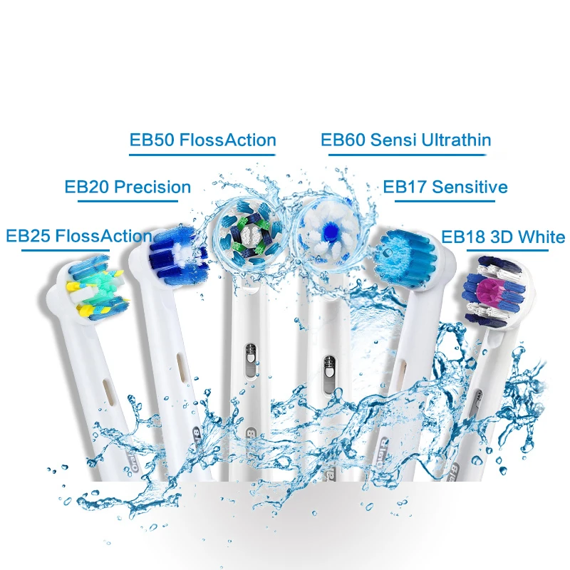 Насадки для электрической зубной щетки Oral B электрическая вращающаяся зубная