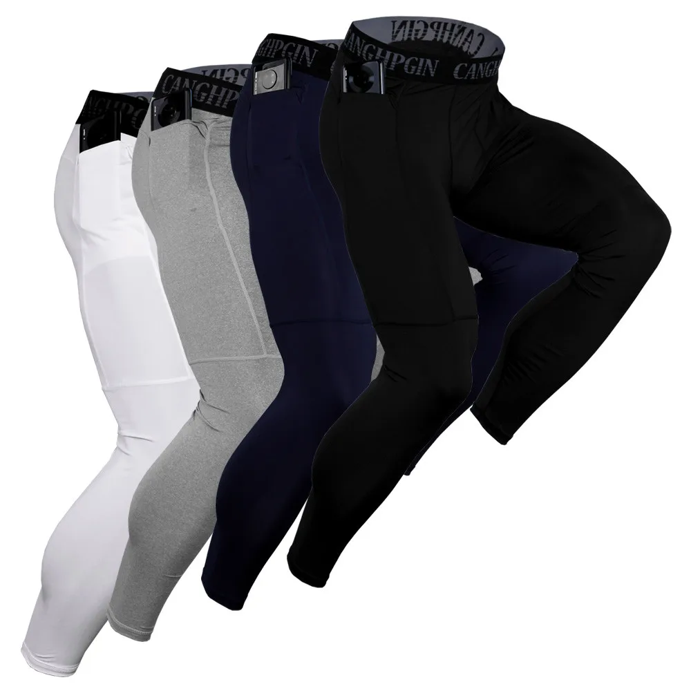 

Men Compression Tight Leggings Running Sports Male Gym Fitness Jogging Pants Quick Dry Trousers Workout Training Yoga Bottoms