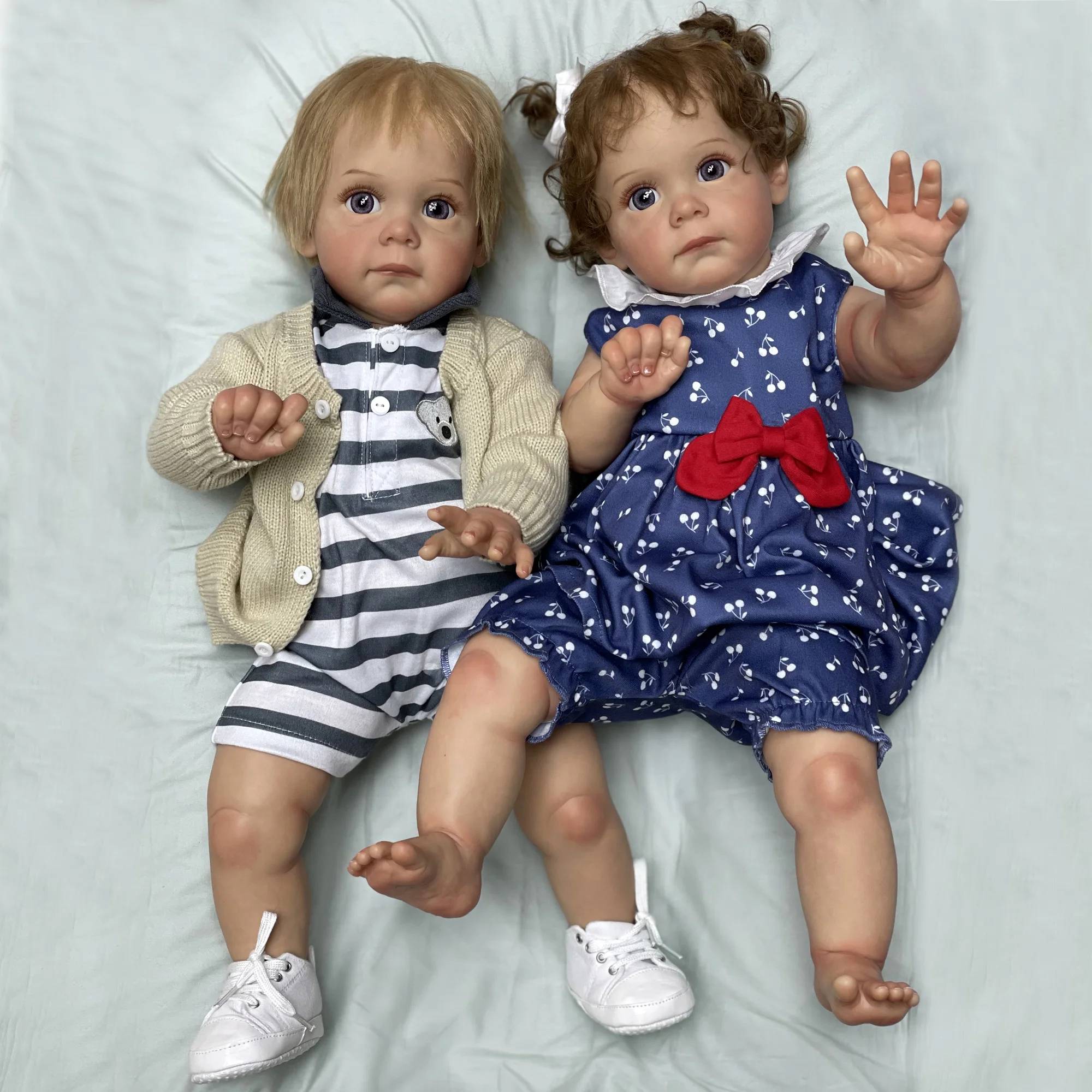 

22" Maggie Reborn Dolls Realistic Newborn Baby Toy For Children Boneca Renascida Brinquedo Bebe Para Crianças
