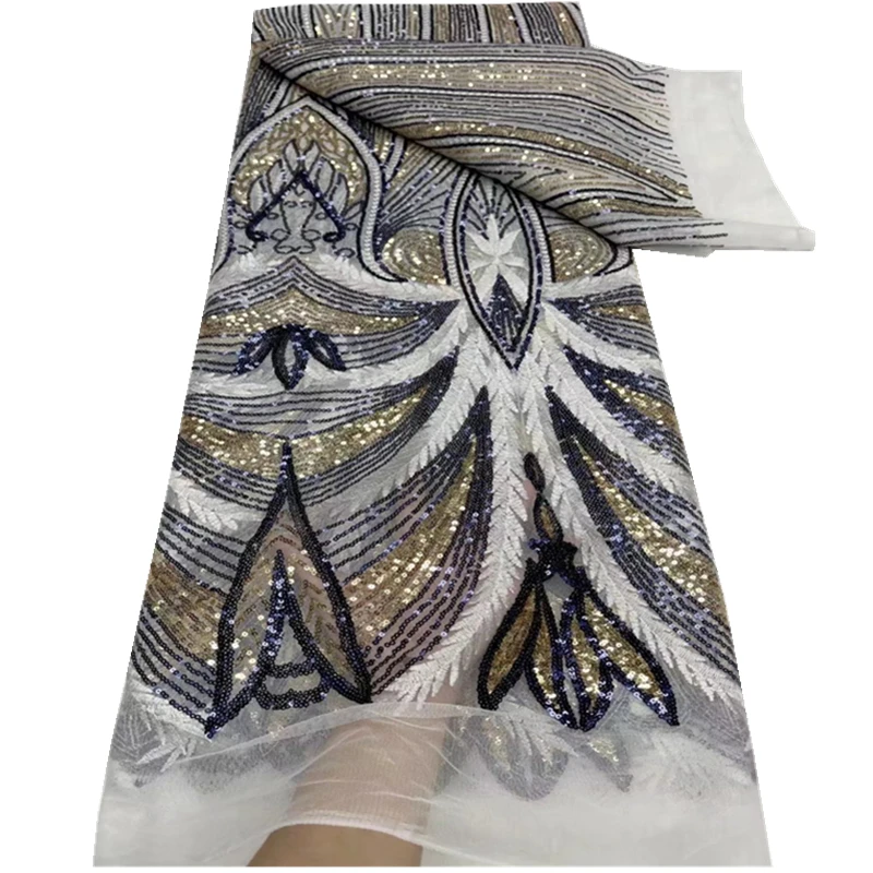 

Африканская кружевная ткань, новейший тюль, сетчатая кружевная ткань, Высококачественная нигерийская кружевная ткань для вечерние, кружев...