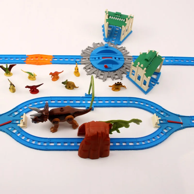 

Compatible with Brand Electric Trains Diecast magnetic Trains Basic Scene Track Fittings Set General Scene Accessories