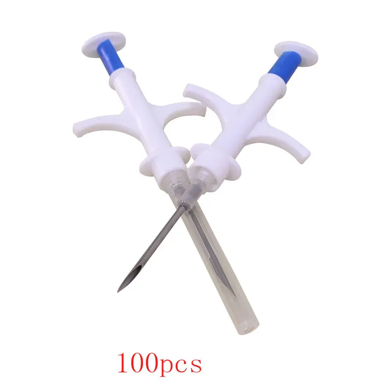 

134.2 Khz Dog Microchip 1.4x8mm Pet RFID Chip Glass Transponder Kitten Puppy Id Registration Tag with Plastic Injector Unit X100