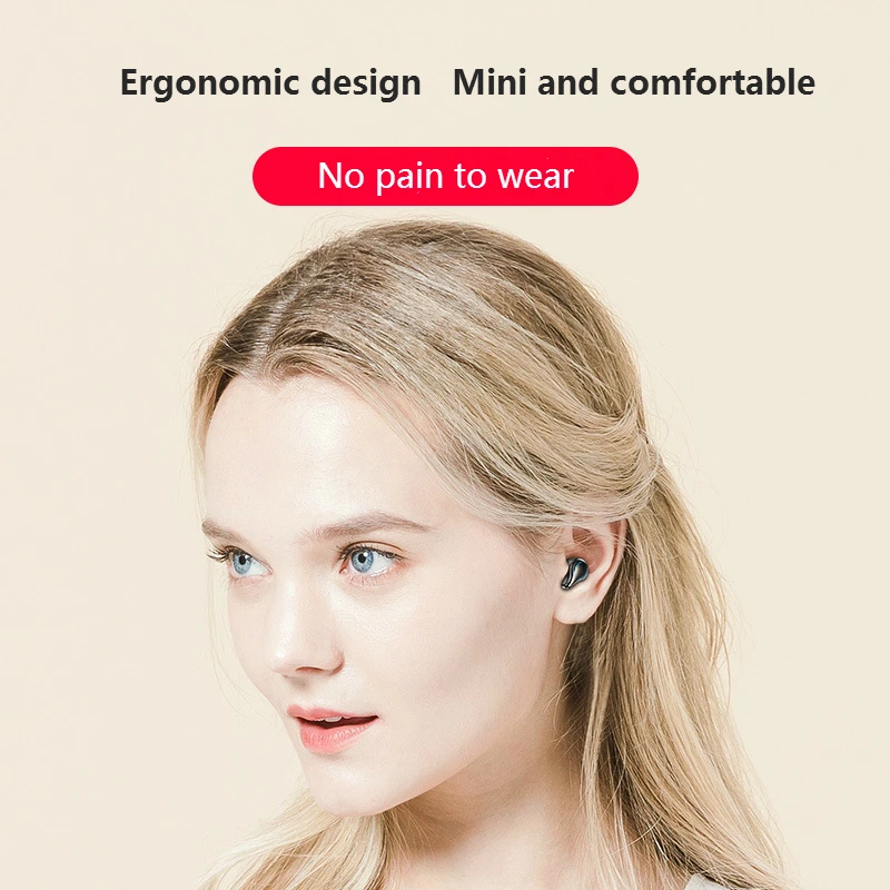 

TWS True Wireless Headphones 2000mAh Bluetooth Earphones LED Power Sports Earbuds HiFi 9D Stereo Headset For IPhone Xiaomi IOS