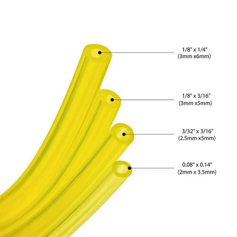 4 шт. 2 м 6 Feets размера топливная линия шланги трубы для Weedeater бензопила двигатели