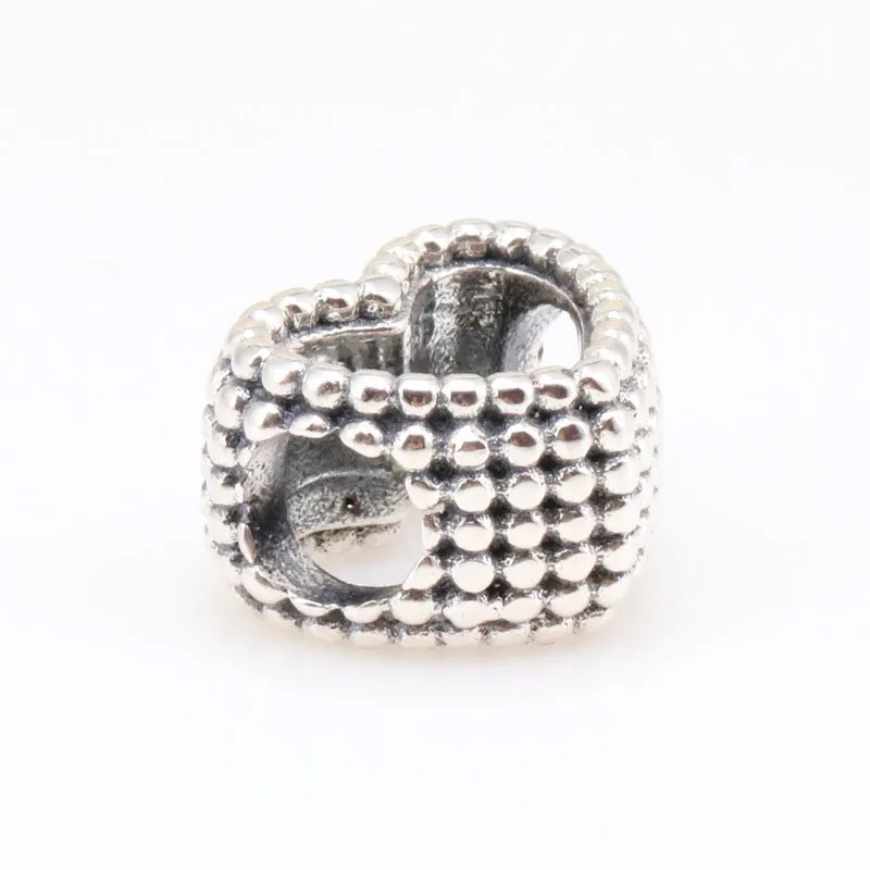 

Original 925 Sterling Silver Bead Creative Silver Heart-shaped Wish Beads Fit Pandora Women Bracelet & Necklace Diy Jewelry