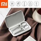 Набор для стрижки ногтей Xiaomi mijia, 5 частей, из нержавеющей стали, триммер для педикюра, машинка для стрижки ногтей, профессиональная пилка для ногтей, инструменты для красоты