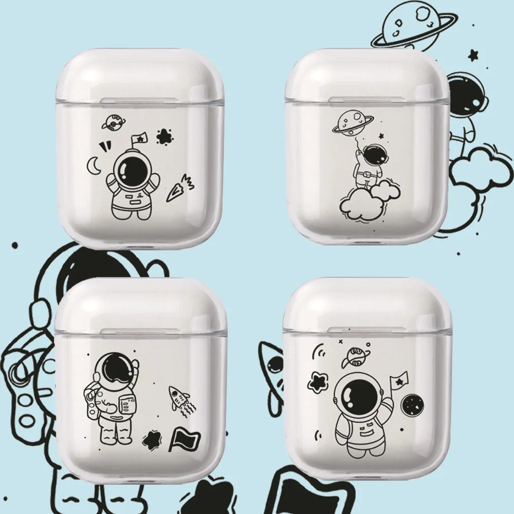 

Cute Astronaut IdeaDream Clear Case For Airpods Pro 3 Case Earphone Accessories Wireless Bluetooth Luxury Cover For Air pods Pro