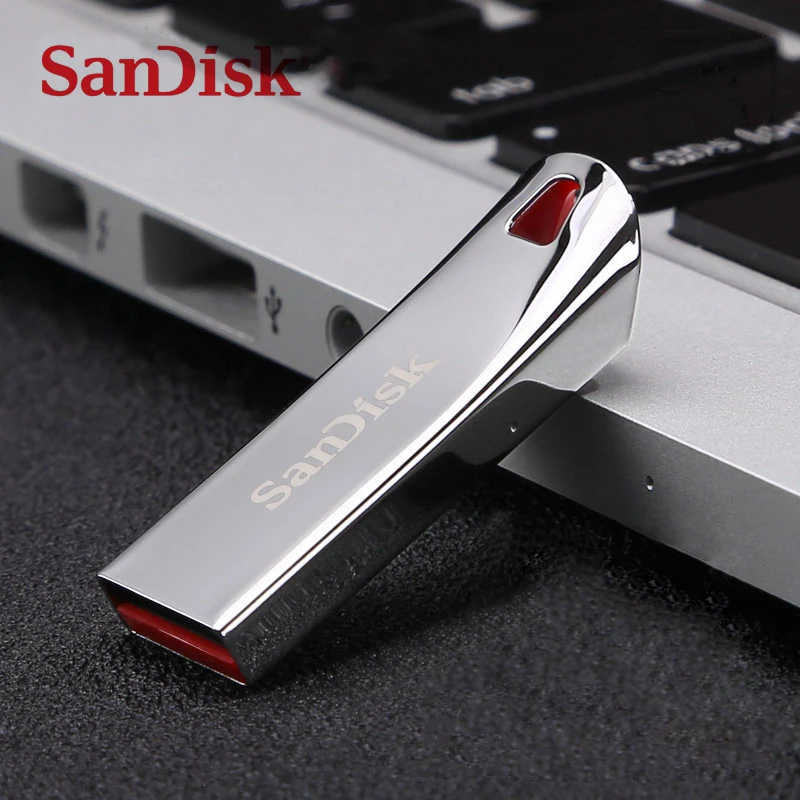 Новое поступление металлический USB флеш-накопитель Sandisk объемом 64 ГБ 32 16 8