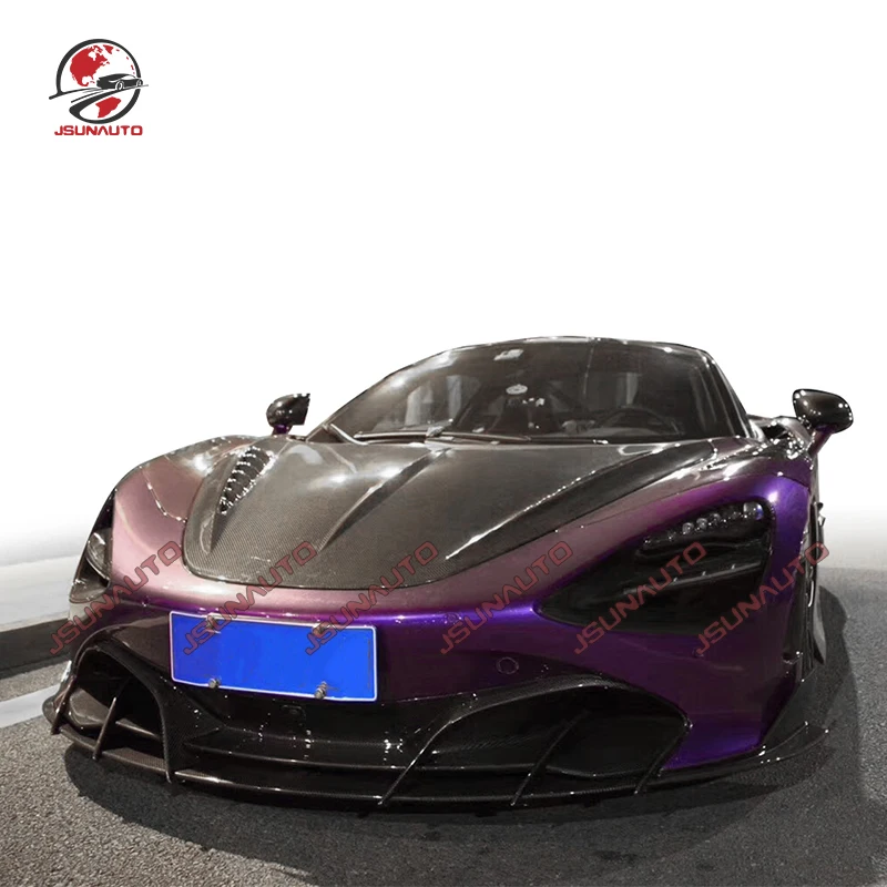 

Углеродное волокно Topcar Style Body Kit для McLaren 720S 2017-2020 углеродный передний диффузор нижний сплиттер губы автозапчасти