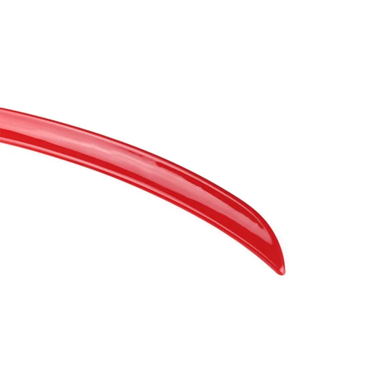 Углеродное волокно матовый черный/красный Автомобильный задний спойлер