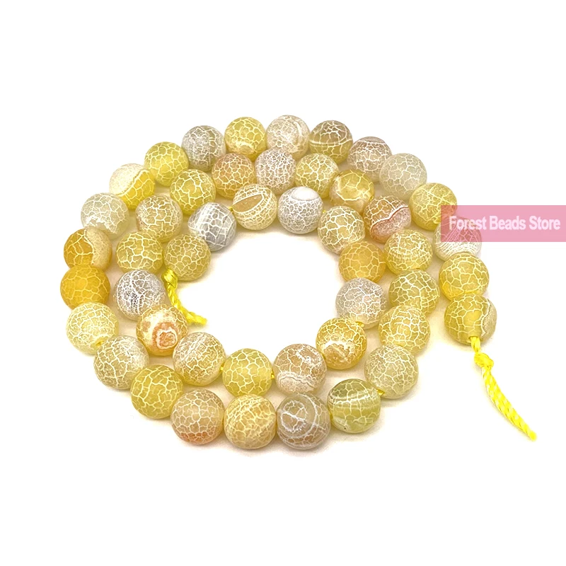 Бусина Шарм для браслета из натурального желтого агата 6/8/10 мм|Ювелирная