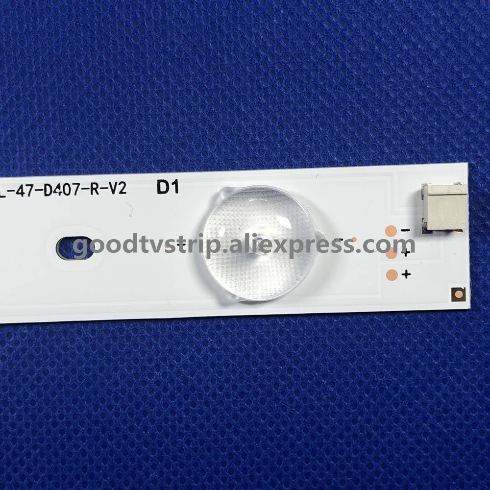 Светодиодная лента-подсветка (8) для Phi lips CL-47-D407-R-V2 CL-47-D407-L-V2 Замена CL-47-D407-R-V4