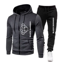 mens zipper coat jacket casual hoodies pants two piece male sets fashion mesh dots print clothess 3xl