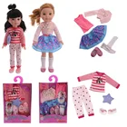 Кукольная одежда, костюм с окошком для 14,5 дюймовой американской женской игрушки нашего поколения