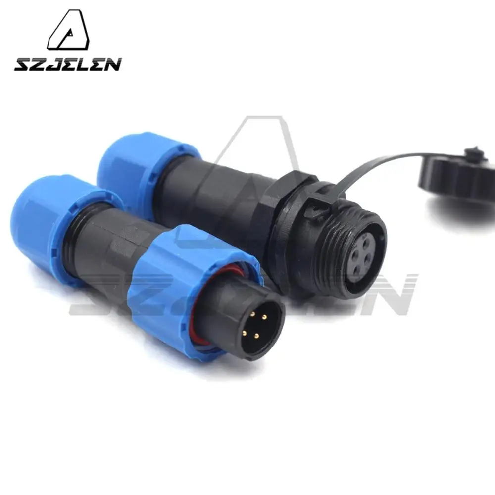 

SD13 Type , 4 pin Waterproof & Dust-proof Aviation Connector,IP68, LED power Plug and socket Docking Wire Connector