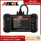 Автомобильный сканер ANCEL FX2000 OBD2, профессиональный сканер с подушками безопасности, сканер двигателя, диагностические инструменты для автомобиля OBD 2, бесплатное обновление