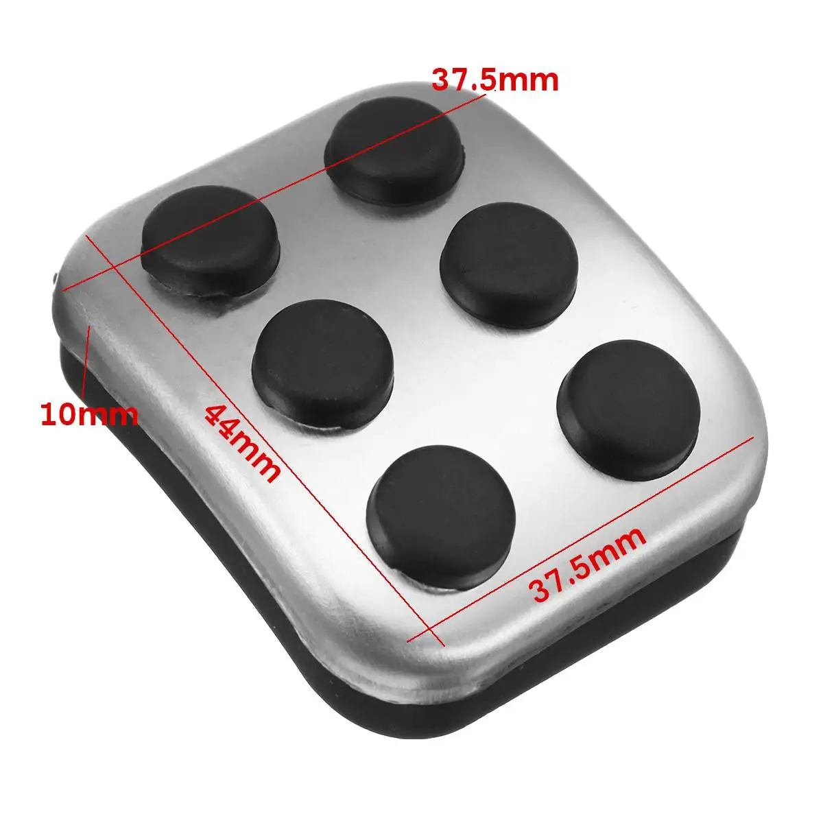 Резиновая педаль тормоза из нержавеющей стали крышка для Mercedes Ben 2014 2015 Dodge Charger 2007