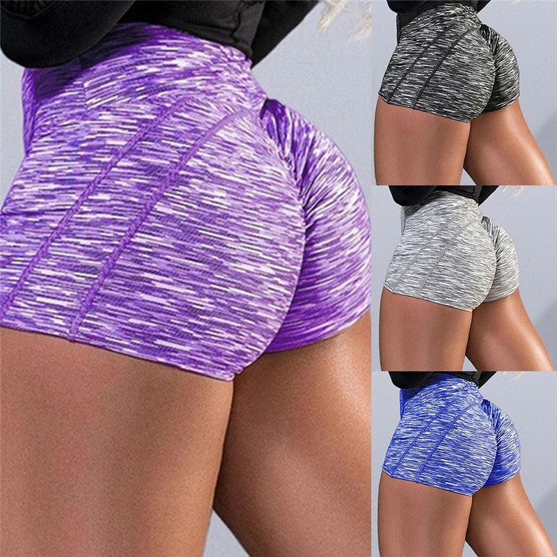 

Women Sports Shorts Summer Running Sexy Leggings High Waist Short Pants Fitness Jogging Clothing Black