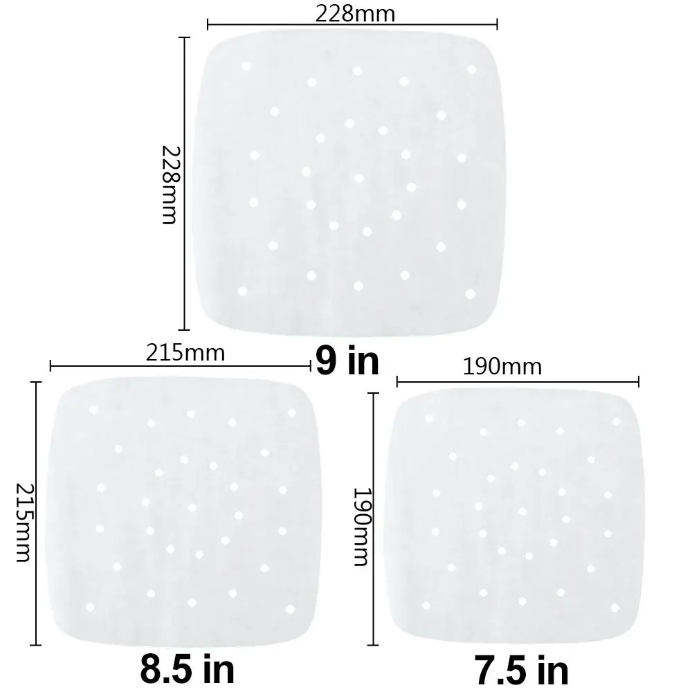 Белые кухонные принадлежности масляная бумага для кастрюль перфорированный