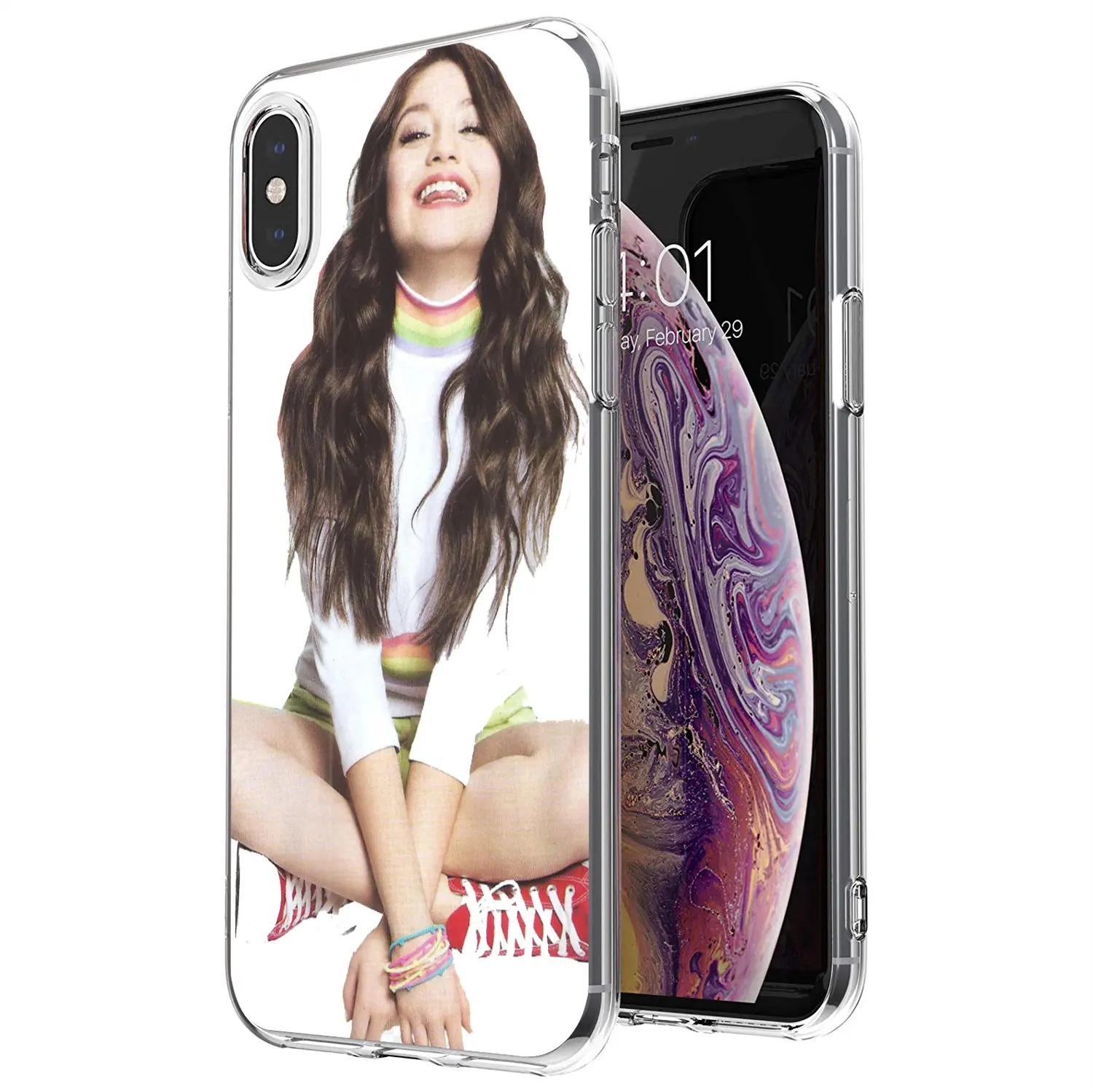 Мягкий чехол для Samsung Galaxy Note 2 3 4 5 8 9 S2 S3 S4 S5 Mini S6 S7 Edge S8 S9 Plus соевая Луна милая девушка