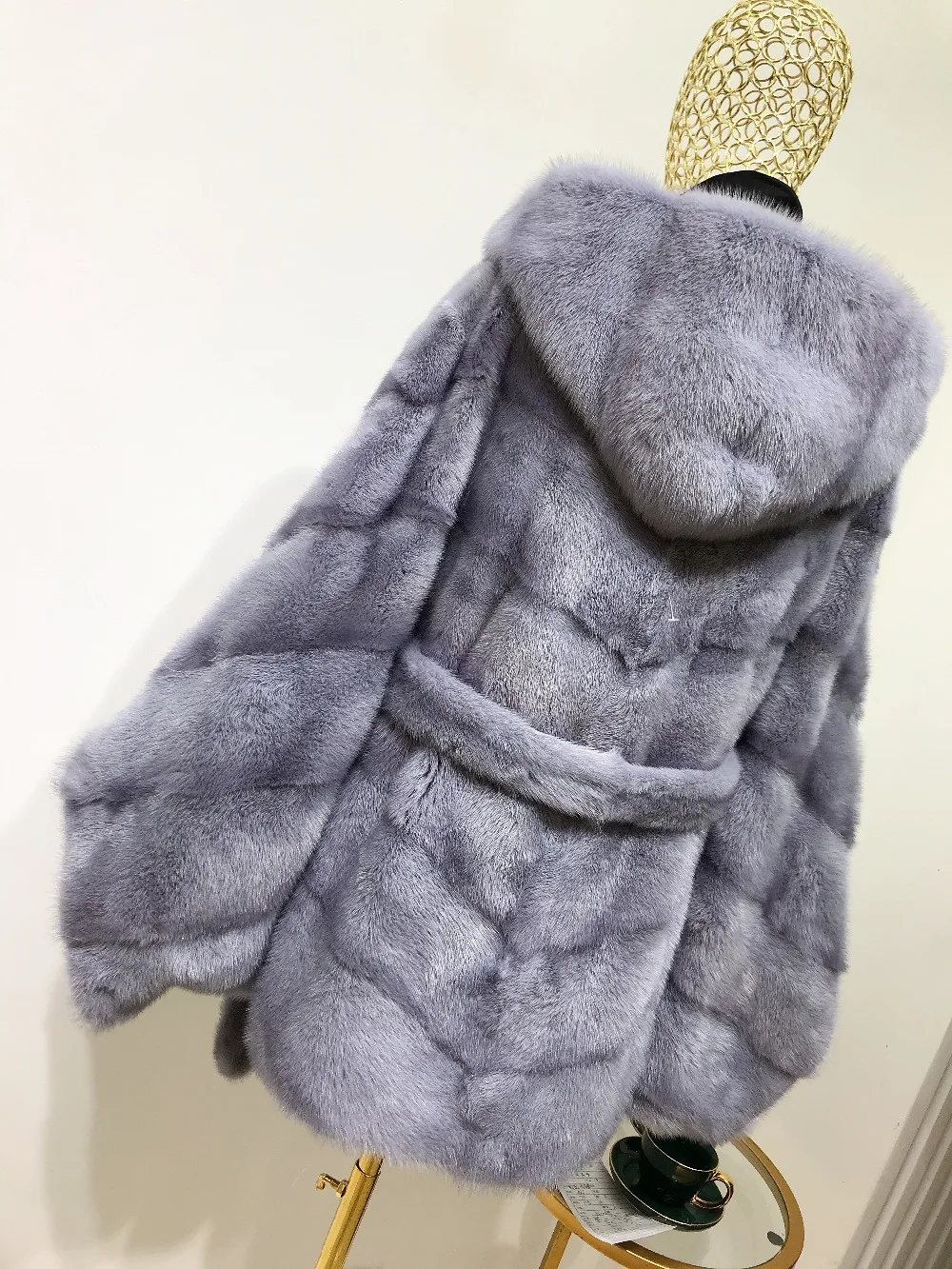 Новое поступление шуба из настоящей норки с капюшоном X-Long Pelt шуба из натурального меха для женщин из натуральной норки шуба зимняя теплая MKW-142