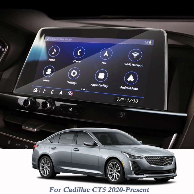 

Стайлинг автомобиля, пленка для экрана GPS навигатора, Защитная пленка для Cadillac CT5 2020-текущее управление пленкой для ЖК-экрана