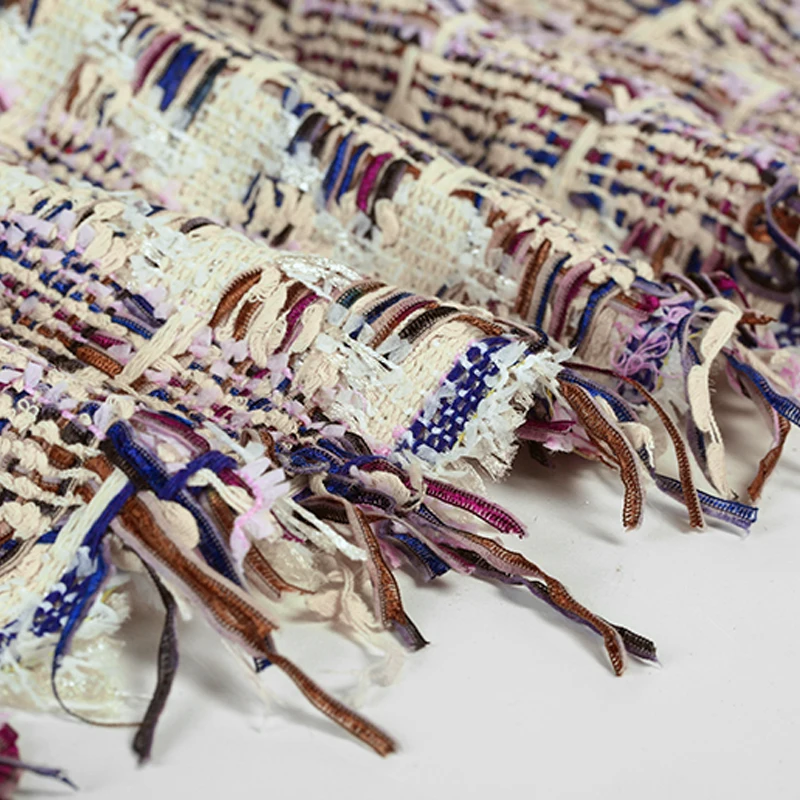 19 Весна и осень Новый полиэстер хлопок твидовая ткань для женщин пальто 150 см