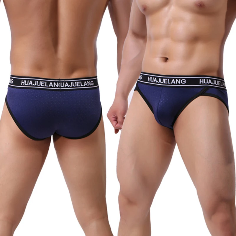 

Sexy Men's Bulge Peni Pouch Briefs Underwear Male Breathable Underpants Fashional Low-Rise Trunks Shorts