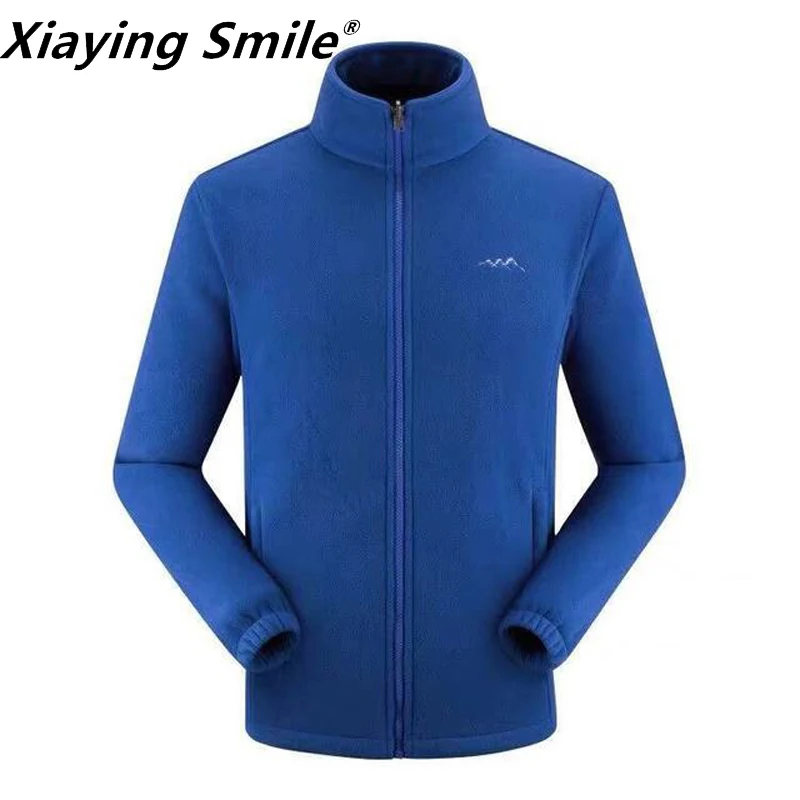 Xiaying Smile Autumn winter warm Women Fleece coat 6XL Casual Warm cloth Zipper Outerwear for lady outdoor Fashion