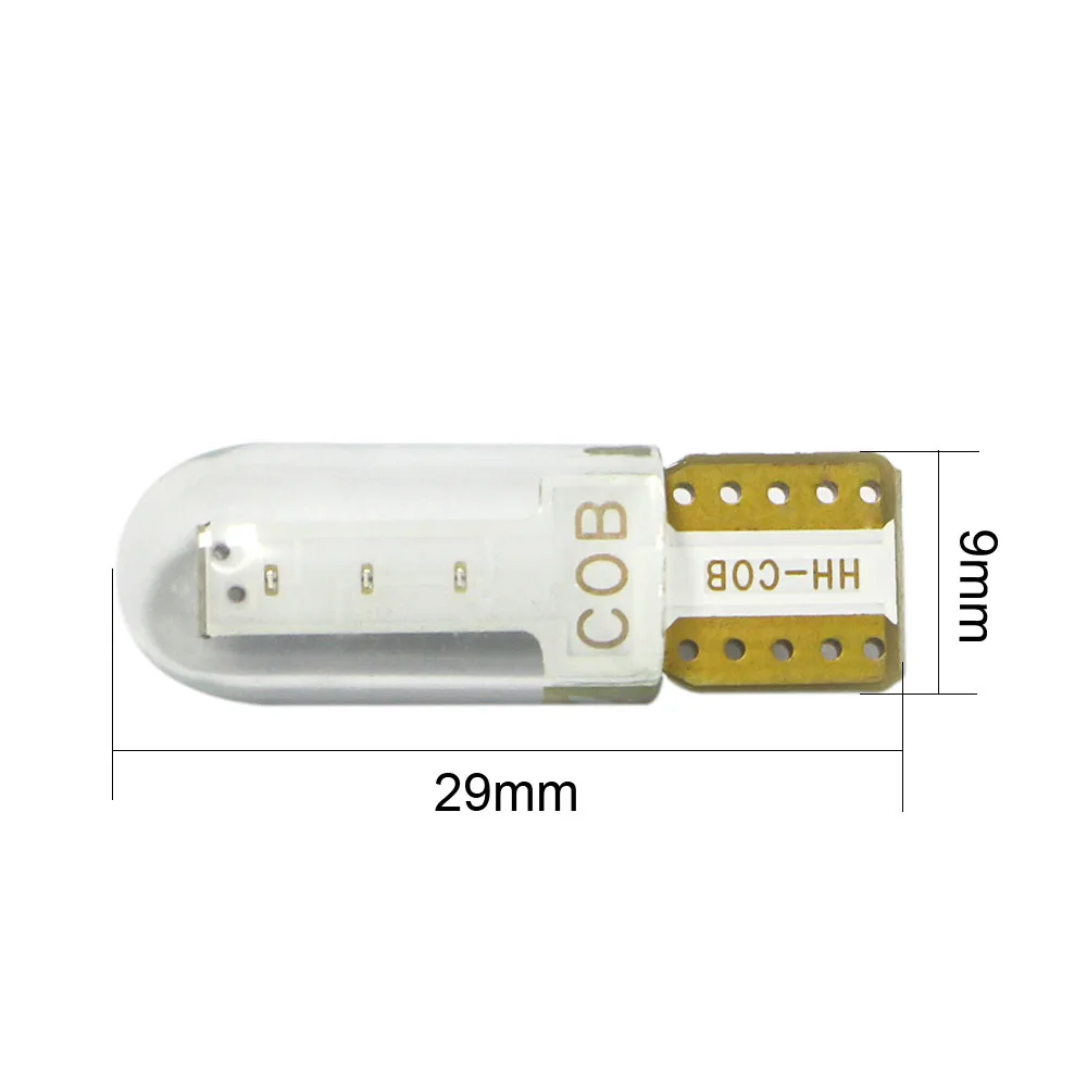 KEIN 10 шт. Led T10 W5W Свет автомобиля COB лампы 194 168 лампа для купольная чтения интерьера