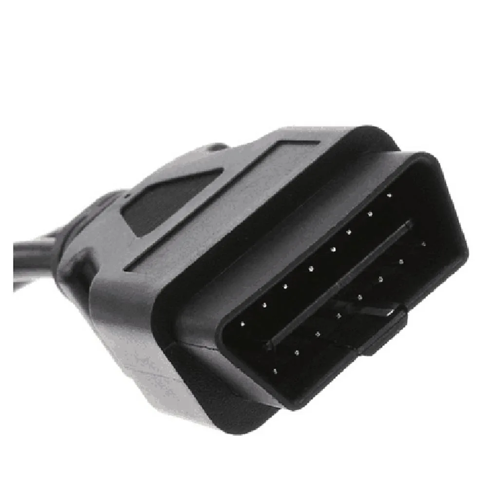 Плоский + тонкий круглый провод OBDII OBD 2 OBD2 16 Pin ELM327 штекер-двойной гнездо Y-образный