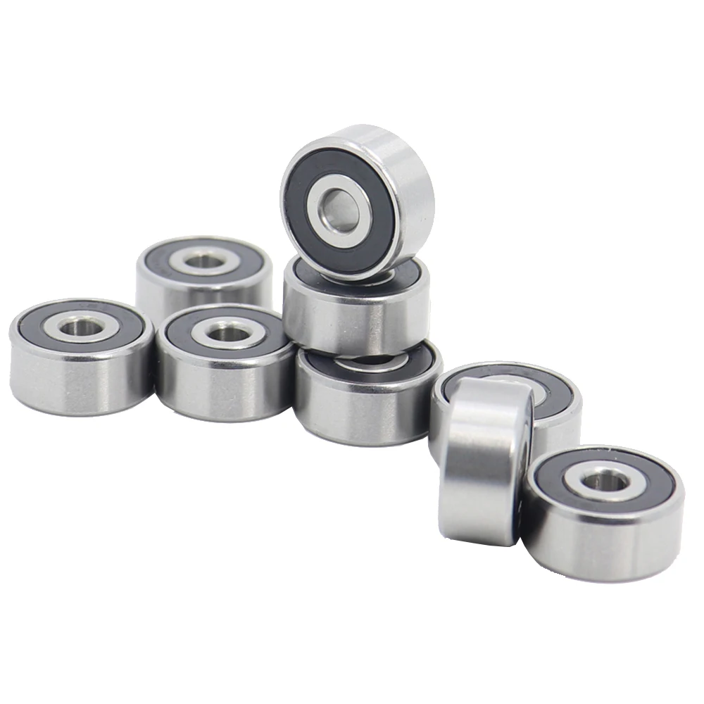 

1623 2RS ABEC-1 (10PCS) 5/8"x1 3/8"x7/16" inch Shielded Ball Bearings 1623RS 15.875 x 34.925 x 11.112 mm Inch Bearing