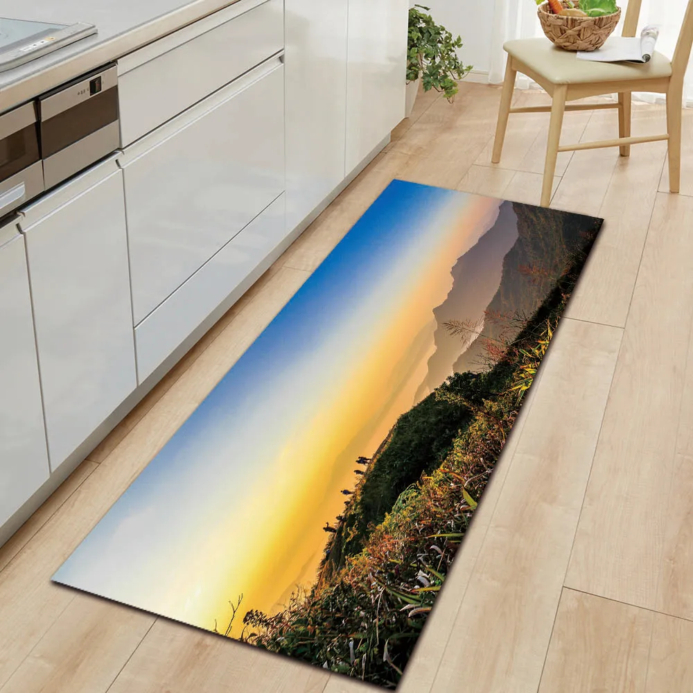 Натуральный пейзаж товары для дома кухонный коврик немнущийся входной двери