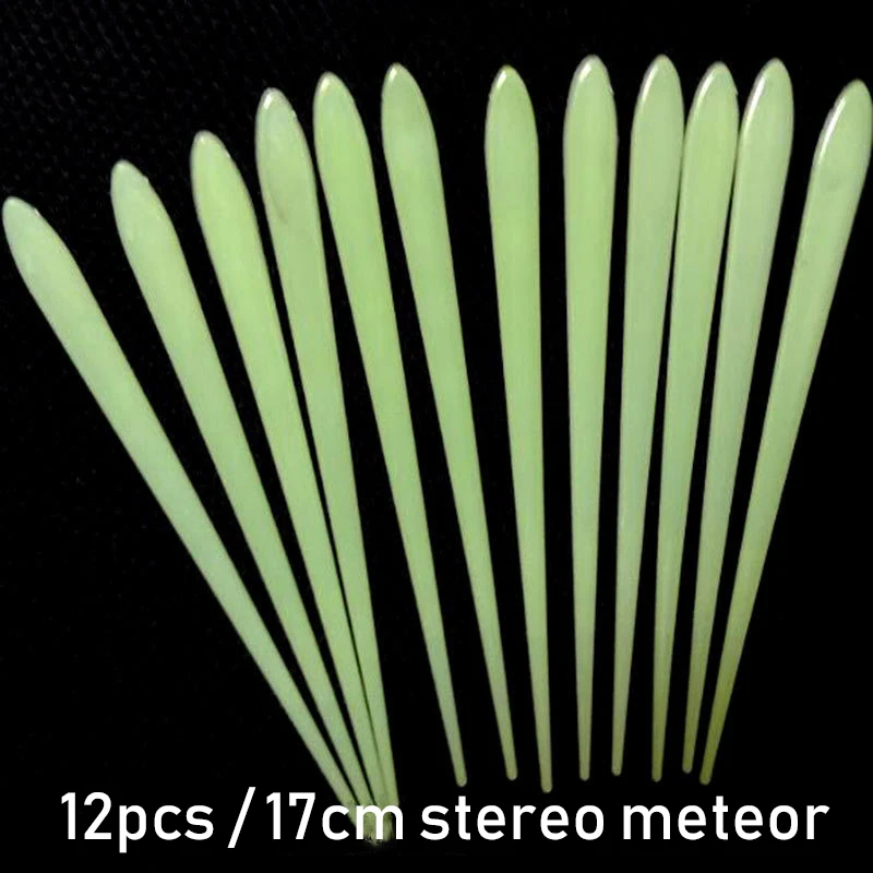 12pcs 100 шт/3D звезды светится в темноте светящиеся наклейки на стену для детской комнаты гостиной настенные наклейки для украшения дома плакат - Цвет: 12pcs