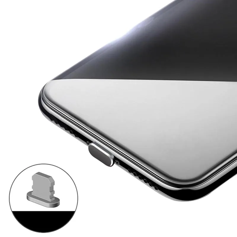 Металлический пылезащитный штекер для Iphone 5 6 6s 7 8 11 X Xr Xs PorMax мобильный телефон